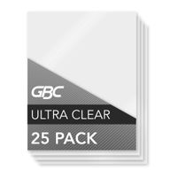 Swingline GBC UltraClear Thermal Laminating Pouches, Letter Size, 3 Mil, 25 Pack (3200577)