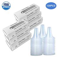 120Pcs Ear Thermometer Probe Covers,Disposable Earmuffs Earcap Replacement Lens Filters Refill Caps for All Braun ThermoScan Models & Other Types of Digital Thermometers BPA Free,FDA Proved