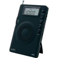 Grundig Mini GM400 Super Compact AM/FM Shortwave Radio with Digital Display - Black (NGM400B)