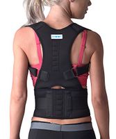 EXXOPORT Back Brace Posture Corrector I X-Large (38"- 40" Waist) Men and Woman I Reduce Upper and Lower Back Pain I Stabilize Spine I Adjustable Straps
