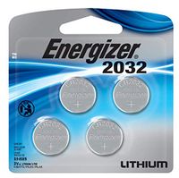 Energizer Cr2032 3 Volt Lithium Coin Battery, 4 Count Size: 3V, Model: 2032BP-4, Electronics & Accessories Store