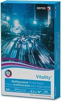 Xerox 3R02051 Vitality Multipurpose Printer Paper, 8 1/2 x 14, White, 500 Sheets/RM