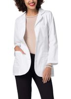Adar Universal Lab Coats for Women - Princess Cut 30" Consultation Lab Coat - 806 - White - 5X