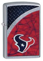 Zippo NFL Houston Texans Street Chrome Pocket Lighter