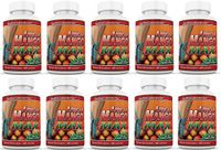 African Mango Max 1200 Extract Irvingia Gabonensis Natural Diet Weight Loss 60 Capsules Per Bottle 10 Bottles