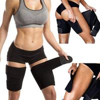 laizetongxun Leg Shaper Support Hamstring Compression Sleeve Adjustable Upper Leg Wraps for Women and Men