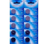 Eunicell 10 x CR2025 3V Lithium Batteries BR2025 DL2025 KCR2025