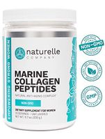 Naturelle Marine Collagen Peptides Powder - Premium Vital Proteins, Hydrolyzed Fish Peptide Supplement Type 1 with Hyaluronic Acid, Vitamin C, E - Skin, Hair, Nails, Joints, Bones Unflavored
