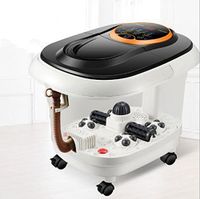 Foot Massager Heated Vibrating Wet Foot Bath Spa Massager Roller Massage Footbath Foot Bath Barrel