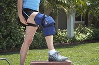A to P Total Ice Full Knee Wrap Reusable Ice Packs Adjustable Compression Support for Injuries Arthritis Pain Tendonitis ACL Athletic Injury Osteoarthritis Meniscus Patella Surgery
