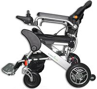 Heavy Duty KD Smart Chair Power Wheelchair, FDA Cleared, Weighs only 59lbs, Max Capacity 330lbs. Perfect for travel
