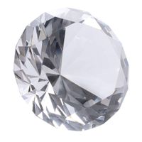 LONGWIN 100mm(3.9") Crystal Diamond Paperweight Nail Dispaly Prop Wedding Favor Centerpieces Home Decor(Clear)