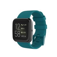 Shan-S 23mm Bands for Fitbit Versa 2, New Soft Sports Silicone Adjustable Quick Release Bracelet Replacement Wrist Straps Wristband for Fitbit Versa/Versa 2/Versa lite Smart Watch