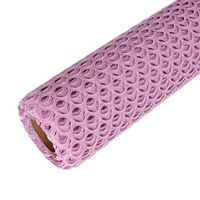 Circle Net Flower Wrapping Paper Floral Bouquets Packing Material DIY Craft Wrapping Supplies, Violet
