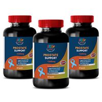 Prostate Support Now - Powerful Prostate Support - 1345MG - Saw Palmetto Hair - 3 Bottles (180 Capsules)