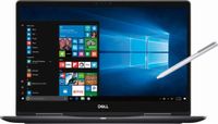 Dell - 2-in-1 15.6" 4K Ultra HD Touch-Screen Laptop - Intel Core i7 - 16GB Memory - NVIDIA GeForce MX130 - 512GB SSD - Abyss Black (Renewed)