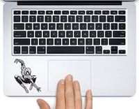 Spiderman Full Body Marvel Superhero Printed Trackpad Clear Vinyl Decal Sticker Compatible with Apple MacBook Pro Air 11" 12" 13" 15" All Years Laptop Keyboard (13" MacBook Pro Retina)