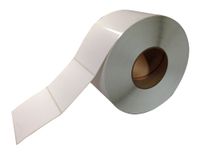 Nashua NTT0404RP 4x4 Thermal Transfer Label Rolls, 1500 Labels/Roll, 4 Rolls/Case