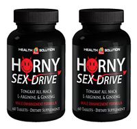 Sex Drive Booster - Horny Sex Drive - Maca Plus Men - 2 Bottles 120 Tablets