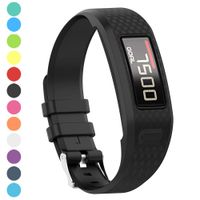 Watbro Bands Compatible with Garmin Vivofit 1/ Vivofit2, Soft Silicone Colorful Replacement Watch Band Strap Wristband for Vivofit 1/ Vivofit 2 Activity Tracker, for Women Men Small Large