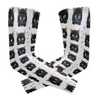 Set of Cute Cats Unisex Arm Sleeve UV Protection Arm Compression Sleeve Skin Protection Sport Arm Cooler Sleeve for Running Hiking Jogging Motorcycling Climbing Camping