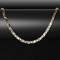 Men's Silver Pure Titanium Magnetic Therapy Necklace for Neck Arthritis Headaches