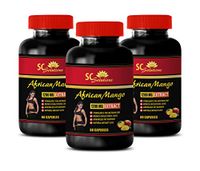 Fat Burner Capsules - African Mango Extract 1200mg - Fat Burner Workout - 3 Bottles