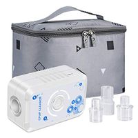 K-TUODA CPAP Cleaner and Sanitizer, ozone removal technology, portable CPAP disinfectant kit, hose adapter with large deodorant disinfection bag for heated mask, and compatibility with most CPAP