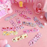Majoxin 100pcs/bag Waterproof Breathable Cute Cartoon Band Aid Hemostasis Adhesive Bandages First Aid Emergency Kit