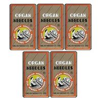 50 ORGAN Ball Point Flat Shank 15X1 HAX1 Home Sewing Machine Needles - Size 75/11BP