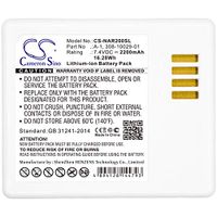 KML Replacement Battery for Netgear 308-10029-01 308-10047-01 A-1 A-1B Arlo Pro Arlo Pro 2 VMC4030 VMS3230