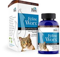 RISE Naturals Feline Hemp Oil Worx – SoftGel Capsules 300mg 30ct