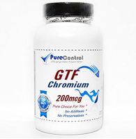 GTF Chromium 200mcg // 200 Capsules // Pure // by PureControl Supplements