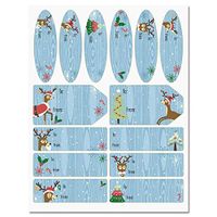 Current Playful Reindeer Labels - Set of 42 Gift Tags