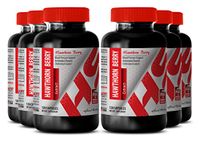 Hawthorn Extract Liquid - Hawthorn Flower and Leaf Extract 665 MG - Lower Blood Pressure (6 Bottle)
