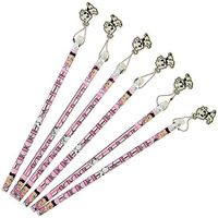 Betty Boop Limited Edition Deluxe Wide Range Stationary-Choose Your Option (Pink Heart Pencil With Eraser Set Of 6)