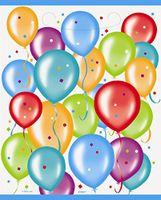 Balloon Birthday Goodie Bags, 8ct