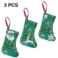 Christmas Tree and Fireplace Decoration Turquoise Sparkling Designer for Funny Xmas Party