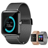 Smart Watch Bluetooth Touchscreen Smartwatch Phone Pedometer Sedentary Remind Sleep Monitor Remote Camera Sport Wrist Watches for iPhone/Android/iOS