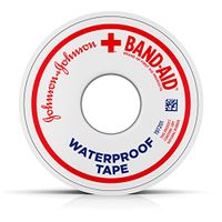 Band-Aid Waterproof Tape .5 Inch, 10 yds, Pack of 2