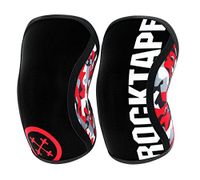 RockTape Assassins 7mm Extra-Support Knee Sleeves (2 Sleeves), Small (Fits 11.5-13.5 Inches), Red Camo