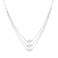 Jewelry Party Necklaces,Hemlock Fashion Women Alloy Multilayer Pendant Necklace Chain Jewelry (Silver-1)