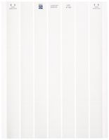 Brady LAT-8-799-10 1" Width x 0.375" Height, B-799 Nylon Cloth, Matte Finish White Laser Printable Label (Pack of 10000)