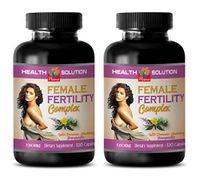 Fertility Supplements Natural - Female Fertility Complex 1310 Mg - Dietary Supplement - Damiana Supplement Capsules - 2 Bottles 240 Capsules