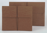 Smead Expanding File Wallet with  Closure, 2" Expansion,  Closure, Legal Size, Redrope, 50 per Box (77245)