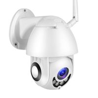 WiFi Camera,1080P HD Wireless IP Cam Home Security Camera with Two-Way Audio,IP 66 Waterproof,Night Vision,Motion Detection,Omni-Directional Rotation of The Platform,Multi-Window Management(US Plug)