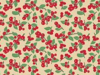 5ct Red Bird Berries on Kraft Brown Tissue Paper for Gift Wrapping 20"x30" Sheets nfLG -985