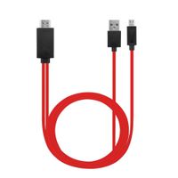 MHL to HDMI, Micro USB to HDMI Cable Cord 1080P HDTV Adapter for Samsung Galaxy S5, S4, S3, Note 3, Note 2, Galaxy Tab 3 8.0, Tab 3 10.1, Tab Pro, Galaxy Note 8, Note Pro 12.2