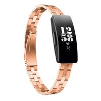 TeaBoy Compatible with Fitbit Inspire HR Bands,Women Men Inspire HR Bands Large Small,Premium Metal Bracelet Wristbands Accessories Band Straps Compatible with Fitbit Inspire Fitness Tracker