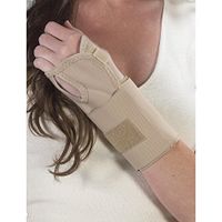 Bilt-Rite Mastex Health Ambidextrous Wrist Splint, White, X-Large